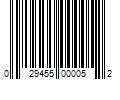 Barcode Image for UPC code 029455000052