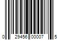 Barcode Image for UPC code 029456000075