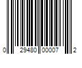 Barcode Image for UPC code 029480000072