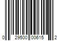 Barcode Image for UPC code 029500006152