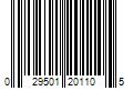 Barcode Image for UPC code 029501201105