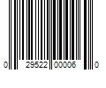 Barcode Image for UPC code 029522000060