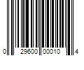 Barcode Image for UPC code 029600000104