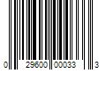 Barcode Image for UPC code 029600000333