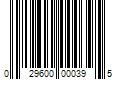 Barcode Image for UPC code 029600000395