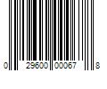 Barcode Image for UPC code 029600000678