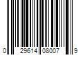 Barcode Image for UPC code 029614080079