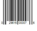 Barcode Image for UPC code 029615000076