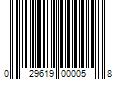 Barcode Image for UPC code 029619000058