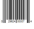 Barcode Image for UPC code 029624000074