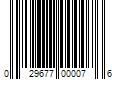 Barcode Image for UPC code 029677000076