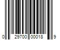 Barcode Image for UPC code 029700000189