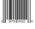 Barcode Image for UPC code 029700000226