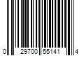 Barcode Image for UPC code 029700551414