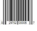 Barcode Image for UPC code 029702000057