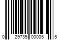 Barcode Image for UPC code 029735000055