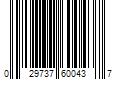 Barcode Image for UPC code 029737600437