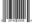 Barcode Image for UPC code 029740000064