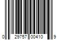 Barcode Image for UPC code 029757004109