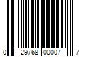 Barcode Image for UPC code 029768000077