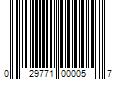 Barcode Image for UPC code 029771000057