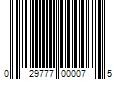 Barcode Image for UPC code 029777000075