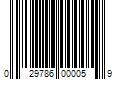 Barcode Image for UPC code 029786000059