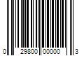 Barcode Image for UPC code 029800000003