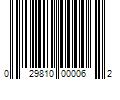 Barcode Image for UPC code 029810000062