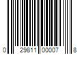 Barcode Image for UPC code 029811000078