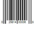 Barcode Image for UPC code 029814000068