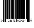 Barcode Image for UPC code 029815000050