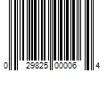 Barcode Image for UPC code 029825000064