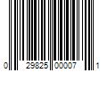 Barcode Image for UPC code 029825000071