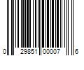 Barcode Image for UPC code 029851000076