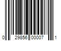 Barcode Image for UPC code 029856000071