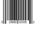 Barcode Image for UPC code 029868000052