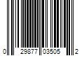 Barcode Image for UPC code 029877035052