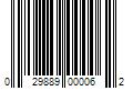 Barcode Image for UPC code 029889000062