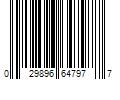 Barcode Image for UPC code 029896647977