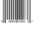 Barcode Image for UPC code 029900000637