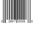 Barcode Image for UPC code 029917000088