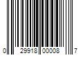 Barcode Image for UPC code 029918000087