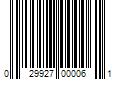 Barcode Image for UPC code 029927000061