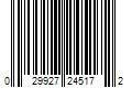 Barcode Image for UPC code 029927245172