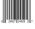 Barcode Image for UPC code 029927245257