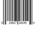 Barcode Image for UPC code 029927280494