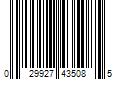 Barcode Image for UPC code 029927435085