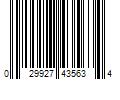 Barcode Image for UPC code 029927435634