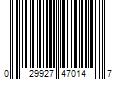 Barcode Image for UPC code 029927470147